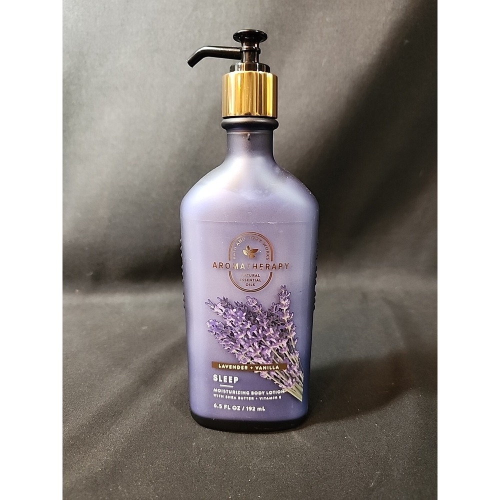 Bath And Body Works Aromatherapy Sleep Lavender Vanilla Body Lotion 6.5 oz New